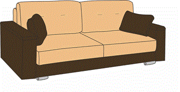 Прямой диван Соната 4 БД в Элисте - предосмотр 3